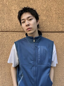 ヒュージ 表参道(huge) 刈り上げないスパイキーショート/くせ毛風なニュアンスパーマ