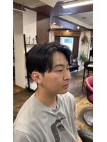 美容室 賀流。&nbsp;センターパート