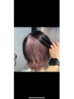 アース 菊名店(HAIR&MAKE EARTH)&nbsp;アンブレラカラー　ピンクベージュ
