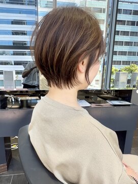 ビューシンサイバシ(VIEW SHINSAIBASHI) 大人かわいい小顔耳かけ抜け感無造作マッシュショート小顔