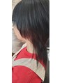 アーサス ヘアー デザイン 新潟駅南店(Ursus hair Design)&nbsp;ウルフスタイルに耳下からインナーを入れてオシャレな感じに☆