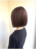 髪質改善ストレートボブ