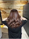 ハイライトカラーヘーゼルベージュナチュラルブラウン
