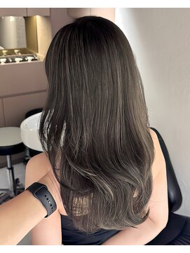 メゾンマイル 恵比寿(maison mile) ハイライトカラー/ブラウン/レイヤーカット/白髪ぼかし/恵比寿駅