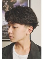 カウンター(COUNTER)&nbsp;メンズセンターパート/フェザーパーマ 【初回 ￥11500】