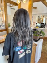 ギャラクシー ヘアードレッサーズ(galaxy hairdressers)&nbsp;コントラストハイライトカラーグレージュ