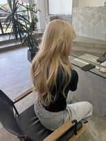 ノートエートル 西金沢(Nought etre)&nbsp;ブロンドヘア/ブロンド/抜きっぱなしカラー/ケアカラー