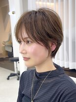 アイドットプラス 札幌大通り(i.+ODORI)&nbsp;小顔似合わせカットメルティカラーナチュラル大人ショートボブ