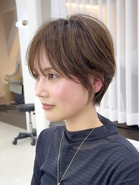 アイドットプラス 札幌大通り(i.+ODORI) 小顔似合わせカットメルティカラーナチュラル大人ショートボブ