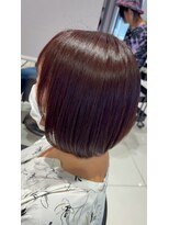 アース 南福島店(HAIR&MAKE EARTH)&nbsp;ショートボブ×ピンクブラウン