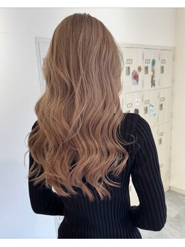 パプスドコワフュール 甲子園口店(Pap's de coiffeur) 年代問わず人気ミルクティーカラー