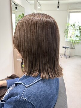 ワン 札幌(One) j【髪質改善カラー×ミディアム】札幌駅美容室one美髪髪質改善