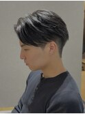 フェザーパーマ　軽め　センターパート　シャドウパーマ　