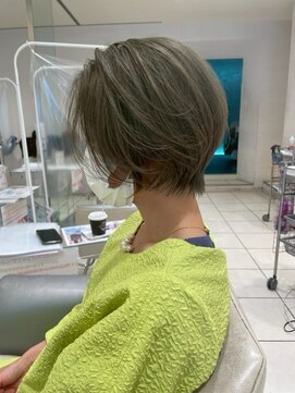 モードケイズエミュー(MODE K's eau) 30代40代大人可愛い丸みショートボブ似合わせ小顔カット摂津本山