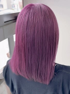 サラジュ 仁川店(SARAJU) 【Wカラー特化】森山担当 ブリーチなし×ピンクラベンダー