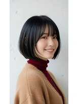 コートフィールエー(CO_T feel.a) 骨格にフィットする美シルエット。大人可愛い黒髪ミニボブ