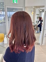 ステラ ヘア デザイン サロン(STELLA hair design salon) 春色ピンクのおしゃれカラー。Y