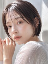 ラベストオイケ(LOVEST OIKE)&nbsp;【LOVESTOIKE】耳かけ小顔ミニボブ×シアーベージュ