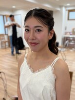 エリリーム(mlilym) 花嫁ヘアメイク+新郎ヘアセット