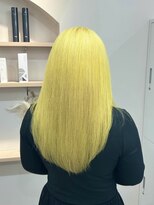 ユウル 横浜(juhl.)&nbsp;イエローカラーブリーチダブルカラーハイトーンカラー横浜横浜駅