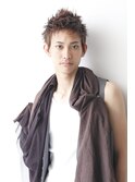 分け目をつけたくない方におすすめ束感ショート