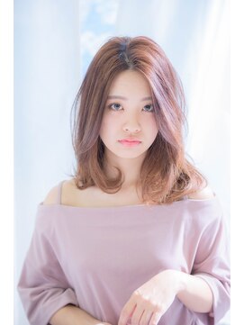 ネオリーブノース 中板橋店(Neolive north) ピンクベージュニュアンスカール