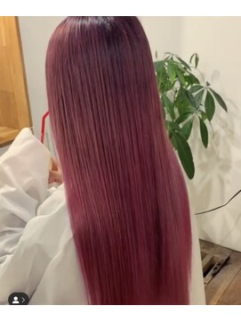 リコモ(Likkle More) さくらカラーピンクカラー担当中嶋【十条美容室LikkleMore】