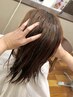 【ヘアケア】カット+ヘッドスパ　￥9900　→