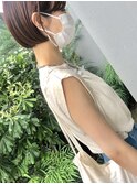 大人『前下がりショート前下がりボブ』ヘアスタイル☆30代40代