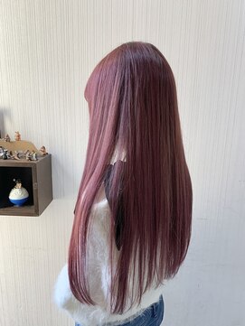 トムキャット(TOM CAT) 春カラー　ケアブリーチ　透明感　ローズピンク