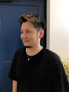 シー バイ シャルム 香芝店(Sea by charme) 大人の色気刈り上げショートアップバングハイライトカラー