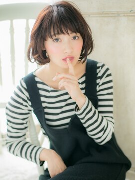 ブルー(BLUE) 地毛風カラーフレンチガーリーふわふわボブ10代20代30代c水戸