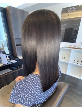 アールサロンプラスキャスパ 自由が丘(Rrsalon+CASPA) 【髪質改善】HASヒト幹細胞×水素Tr×透明感暗髪ツヤカラー