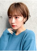 大人かわいいショートヘア/イメチェンショート/30代40代50代
