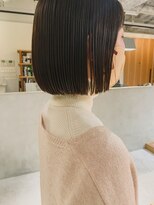 ネイビー(nvy)&nbsp;ぱつっとボブ