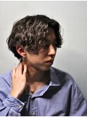 かき上げニュアンスマッシュサイドパート韓国マッシュフェード