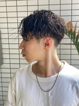 スウェル 船橋店(Swell) ハイライト/マッシュパーマ/束感/波巻き/メンズ