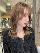 トルネード(TORNADO) 韓国風ヘア 似合わせカット ベージュ レイヤーカット M0902