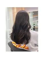 クシュ 所沢東口店(kusyu...) 黒髪/グレーベージュ/レイヤーロング/前髪パーマ/所沢ハイライト