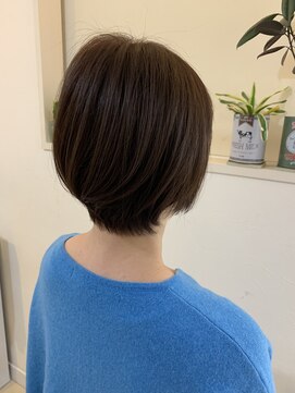 リアン(Lien) ショートｘパープルブラウン