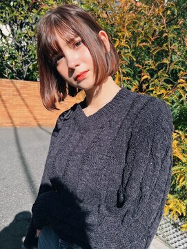 テイラー(Taylor) 【Taylor大宮】ラテブラウン×小顔見せ丸みボブカット