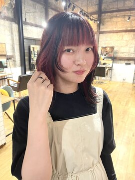 ディレクト(Direct) 《Direct》インナーカラー×レッド