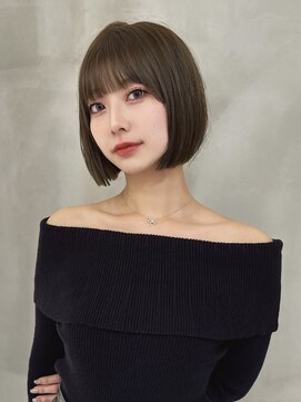 ロンド ジュルード 名古屋(Lond jeloud) 顎ラインのミニボブ♪