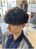 波巻きパーマ　スパイラルパーマ