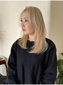 レイヤーミディアム ホワイトブロンド