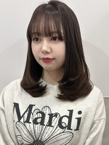 ジーナ 渋谷本店(Zina)&nbsp;【 ココアベージュ×レイヤーカット 】