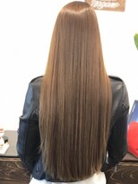 アトリエナガノ(atelier nagano) ニュアンスカラー/センターパート/ツヤ髪スタイル/ブルージュ