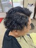 カット＋ツイストパーマ＋シェービング　￥13,500→￥12,000