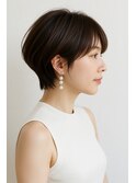 やわらか質感の小顔くびれショート