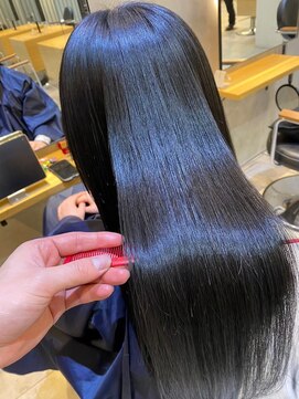 ジーナ 本八幡(Zina) 髪質改善＊ロングレイヤーグレーベージュ＊美髪【Zina本八幡】